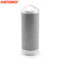 Hengko personalizado de alambre de acero inoxidable 316L tubo de filtro de alta precisión de alta precisión utilizado para analizador de humo en línea CEMS
